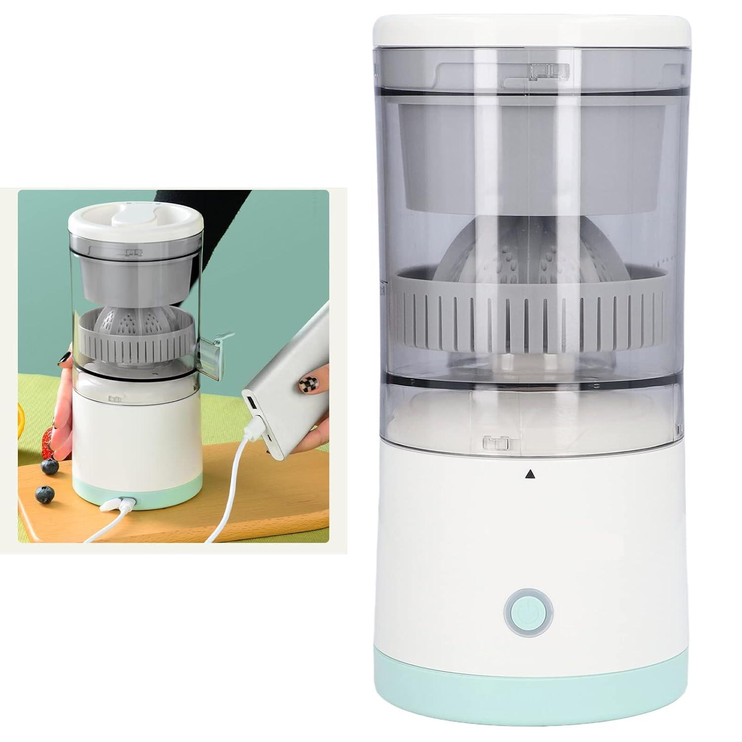 Electric Citrus Juicer, 500ml Capacity, 80 Watts, Automatic Juice Extractor